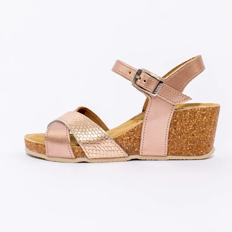 Sofia anatomske sandale – Metal roze